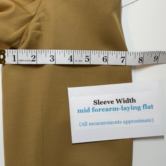 Lands’ End Wool Blazer Jacket Tan Size 16 - Picture 13 of 15